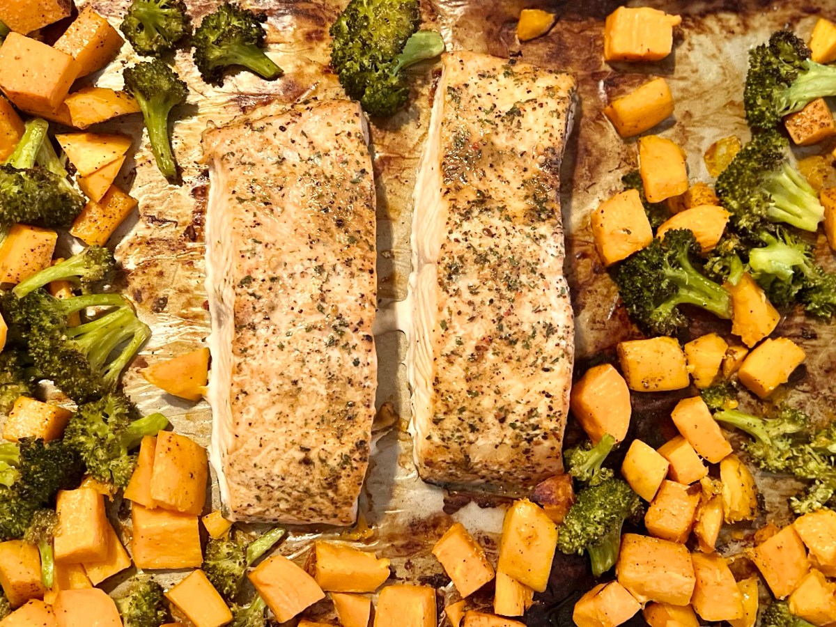 Sheet Pan Maple&nbsp;Salmon